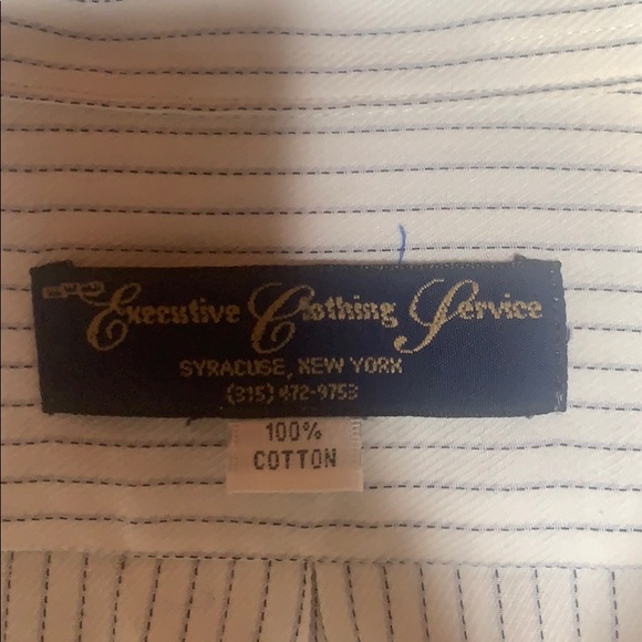 Black Pinstripe Dress shirt - Picture 2 of 6